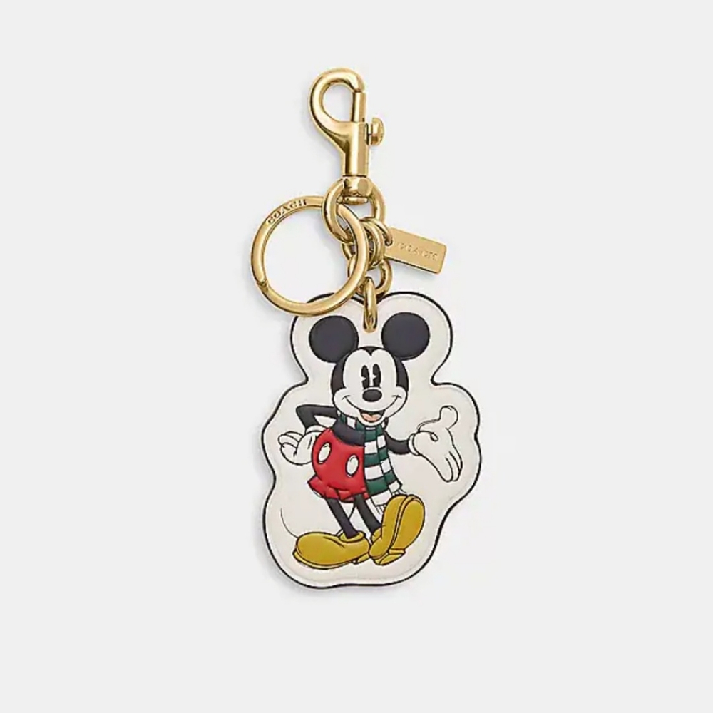 🎅🎄NWT DISNEY X COACH Mickey Mouse Bag Charm🎄🎅